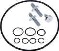 1962-2002 GM & Mopar; Saginaw; Power Steering Reservoir Installation Kit; Chrome Finish