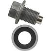 Oil Pan Magnetic Drain Plug and Gasket Set; 1-2"-20 plug threads