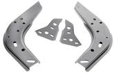 1969 Firebird; Front Bumper Bracket Set; Set of 4; EDP Coated