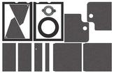 1960-63 Falcon, Comet; Heater Gasket and Seal Kit