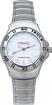 GMC 4X4 Silver Band White Face Ladies Watch