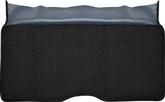 1968-1969 Camaro/Firebird; Fold Down Rear Seat Carpet; Black