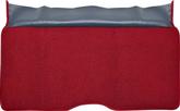 1968-1969 Camaro/Firebird; Carpet; For Rear Fold Down Seat; Loop; Red