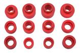 1967-81 Camaro Red Polyurethane Body Mount Bushing Set without Sleeves or Hardware