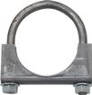 Heavy Duty Exhaust Clamp; 2-1/4"; 3/8" Thread U-Bolt