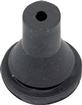 Universal Pass-Through Rubber Grommet; Fits 1/2" Hole with Single Wire Opening