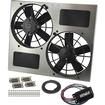 Derale Performance; Dual 11" High Output Radiator Fan and Aluminum Shroud and PWM Controller Set; 22-1/2''W x 19''H x 4''D