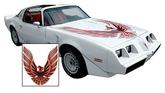 81 Trans-Am Hood Bird Decal (Orange/Dark Orange)