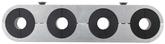 Alter Ego 1562 Series; Insulated Billet Aluminum Line Clamp; Separting; 1/2" to 1-1/8" OD; 4-Hole