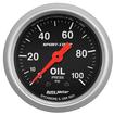 Auto Meter Sport Comp Series 2-1/16" Full Sweep 0-100 PSI Mechanical Oil Pressure Gauge