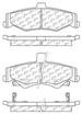 1998-02 Camaro / Firebird Posi-Quiet Ceramic Rear Disc Brake Pad Set