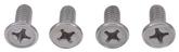 1947-81 Chevy, GMC, Pontiac; Door Latch and Striker Screws, Set of 4