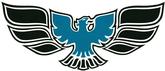 1970-72 Firebird / Trans AM Blue Front Bumper Bird Decal