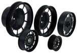 1986-87 Grand National Anodized Black Aluminum 5 Piece Pulley Set