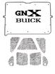 1981-88 Buick Regal; AcoustiHOOD Under Hood Insulation & Cover Kit; GN-X Logo