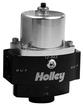 Holley; HP 4.5-9 PSI; Billet Fuel Pressure Regulator;-10AN Inlet; 2 8AN Outlet