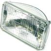 Headlamp Sealed Beam; 12 Volt; Low Beam; 4" x 6" (100mm x 165mm); Rectangular; Halogen