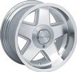 1982-2002 Camaro / Firebird 17" x 9.5" 5-Spoke R15 Aluminum Wheel with Silver Accents