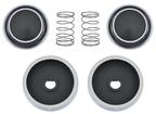 1970-81 Firebird; AM/FM In Dash Radio Control Knobs; 4 Knob Set