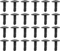 1962-67 Chevy II/1967-69 Camaro, Firebird; Roof Rail Weatherstrip Channel Screw Set; 24 Piece Set