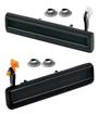 1982-94 Buick, Cadillac, Chevy, Pontiac, Olds; Outer Door Handles; Black; Pair; with Hardware