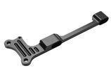 Lokar Polished Black Stainless Steel Throttle & Kickdown Cable Bracket for Edelbrock Carburetors