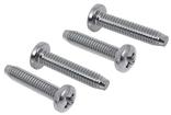 Chrome Plated Standard Lens Screws, #8-32 x 13/16", 1969 Dart Park Lamp Lens Screw Set - 4 Piece