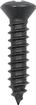 #8 x 3/4" Phillips Head Tapping Screw; Black Oxide; #6 Head