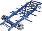 1947-53 GM Truck Small Block TCI Chassis Stage II Narrowed Pro-Street Frame with Coilovers