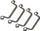 1977-79 Pontiac Trans-Am; Oldsmobile 403; Engine Exhaust Manifold Bolt Lock Set; 4 Pieces