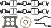 1955 Chevy Bel Air, 150, 210, Nomad; Intake Manifold Gasket Set; with Block-Off Plate; Single 4 bbl