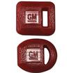 1969-85 GM; Key Covers for Ignition & Trunk; with GM Logo; Red