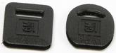 1969-85 GM; Key Covers for Ignition & Trunk; with GM Logo; Black