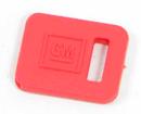 Close Out Square Key Blank Cover Red 1969-1990